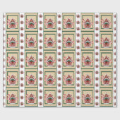 Gingerbrood House Cadeaupapier (Vlak)