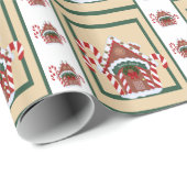 Gingerbrood House Cadeaupapier (Rol Hoek)