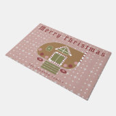 Gingerbrood House Camper Familienaam Doormat Deurmat (Schuin)