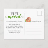 Gingerbrood House Car We hebben de vakantiebewegin Aankondigingskaart (Achterkant)