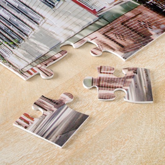 Gingerbrood House Charming Savannah Foto Puzzle Legpuzzel (Zijkant)