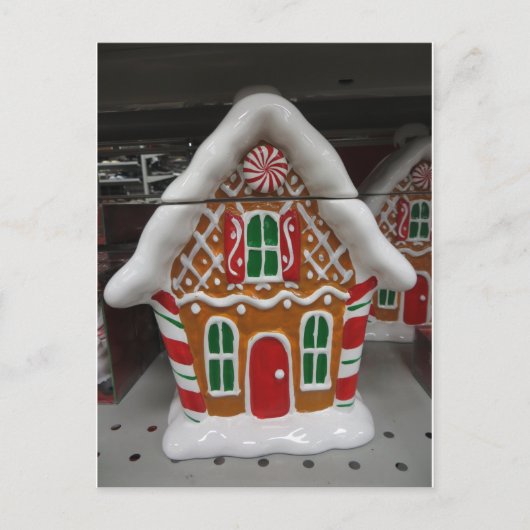 Gingerbrood House Decoration Briefkaart (Voorkant)