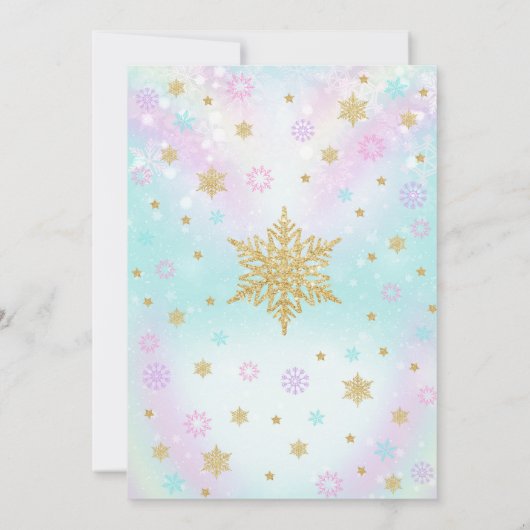 Gingerbrood House Decorting Birthday Invitation Kaart (Achterkant)