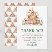 Gingerbrood House Decorting Birthday Party Bedankkaart (Voorkant / Achterkant)