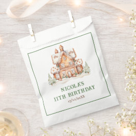 Gingerbrood House Decorting Birthday Party Bedankzakje