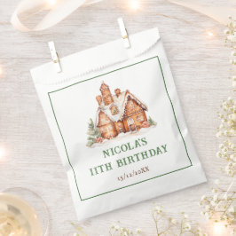 Gingerbrood House Decorting Birthday Party Bedankzakje