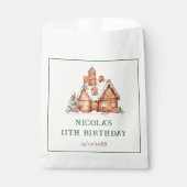 Gingerbrood House Decorting Birthday Party Bedankzakje (Voorkant)