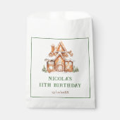 Gingerbrood House Decorting Birthday Party Bedankzakje (Voorkant)