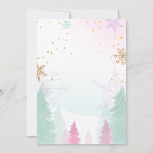 Gingerbrood House Decorting Party Invite Cookie Kaart (Achterkant)