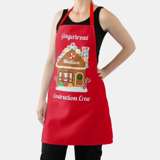 Gingerbrood House Decorting Party Schort (Insitu)