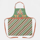 Gingerbrood House en Gingerbrood Kinderen Apron Schort (Voorkant)