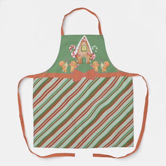 Gingerbrood House en Gingerbrood Kinderen Apron Schort (Voorkant)