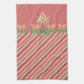 Gingerbrood House en Gingerbrood Mannen Theedoek (Verticaal)