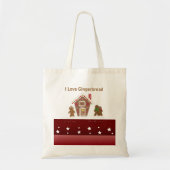 Gingerbrood House en Gingerbrood Mannen Tote Bag (Voorkant)