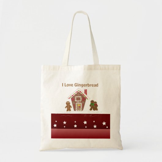 Gingerbrood House en Gingerbrood Mannen Tote Bag (Voorkant)