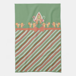 Gingerbrood House en Gingerbrood Men Kitchen Towe Theedoek