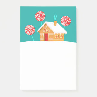 Gingerbrood House en Lollipops Post-it® Notes