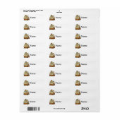 Gingerbrood House Etiket (Full Sheet)
