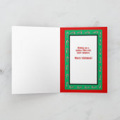 Gingerbrood House Feestdagen Kaart (Binnen)