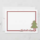 Gingerbrood House Holiday Moving Announement Feestdagenkaart (Achterkant)