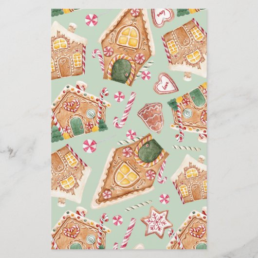 Gingerbrood House Holiday Party Invitation (Achterkant)