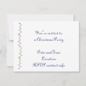 Gingerbrood House in Snow Kaart (Achterkant)