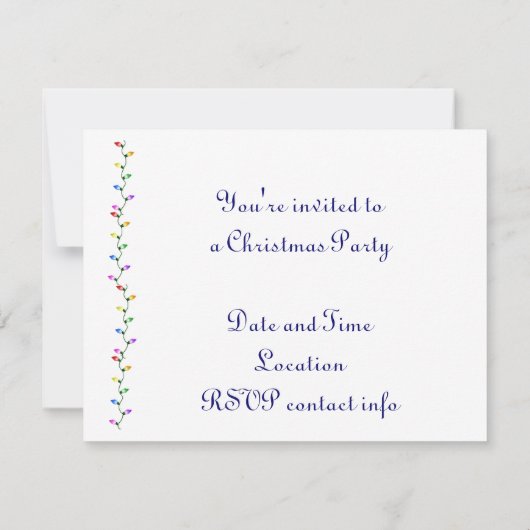 Gingerbrood House in Snow Kaart (Achterkant)