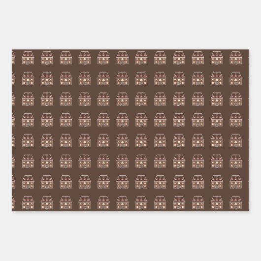 Gingerbrood House Inpakpapier Vel (Voorkant 2)