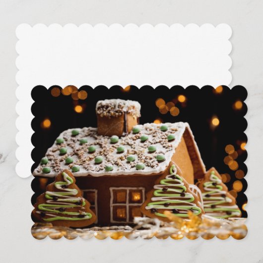 Gingerbrood House Kaart (Voorkant / Achterkant)