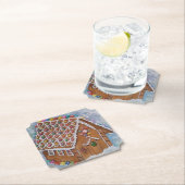 Gingerbrood House Kartonnen Onderzetters (Insitu)