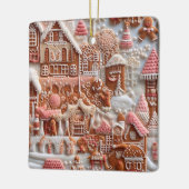 Gingerbrood House Keramisch Ornament (Links)