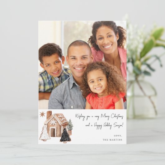 GingerBrood House & Kerstkoekjes V Note Photo (Staand voorkant)