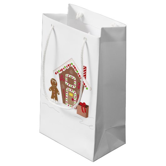 Gingerbrood House Klein Cadeauzakje (Achterkant Gekanteld)