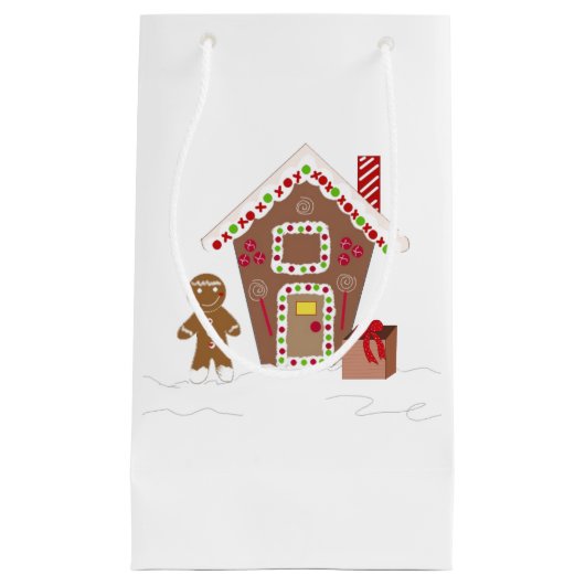 Gingerbrood House Klein Cadeauzakje (Voorkant)