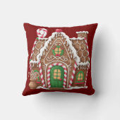 Gingerbrood House Kussen (Achterkant)