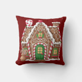 Gingerbrood House Kussen (Voorkant)