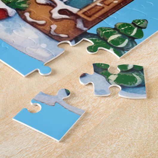 Gingerbrood House Legpuzzel (Zijkant)