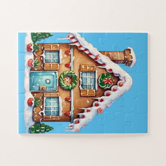Gingerbrood House Legpuzzel (Horizontaal)