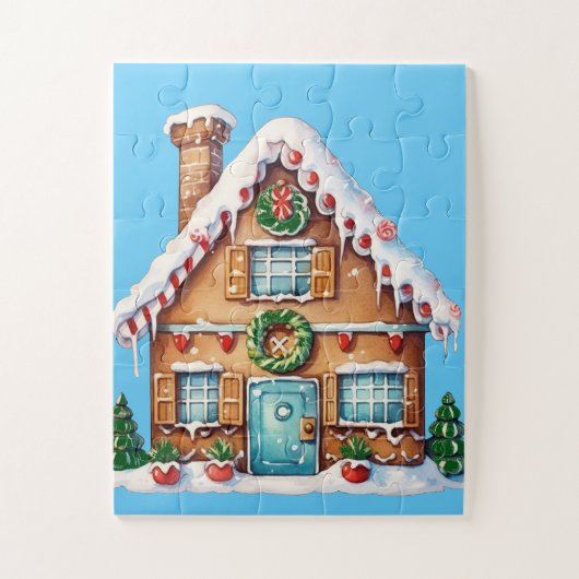 Gingerbrood House Legpuzzel (Verticaal)
