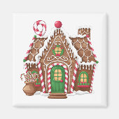 Gingerbrood House Magneet (Voorkant)