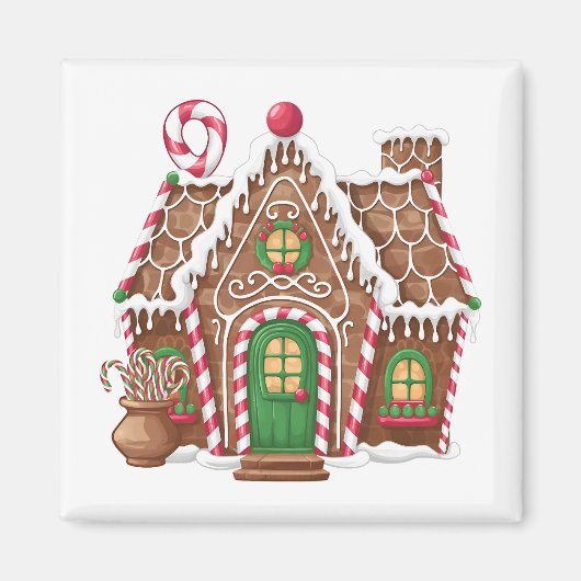 Gingerbrood House Magneet (Voorkant)