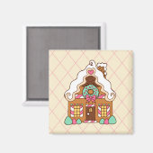 Gingerbrood House Magnet (Voorkant / Achterkant)
