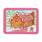 Gingerbrood House Magnet Magneet (Horizontaal)
