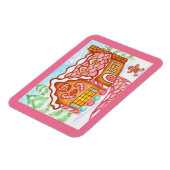 Gingerbrood House Magnet Magneet (Linkerzijde)