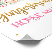 Gingerbrood House Making Nutkraker Ballerina Girl Poster (Hoek)