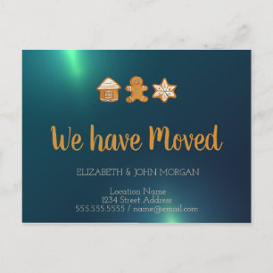 GingerBrood House, Man, Star, Green We hebben ons Aankondigingskaart