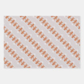 GingerBrood House Mouse & Cookie Waterverf Art Inpakpapier Vel (Voorkant 2)