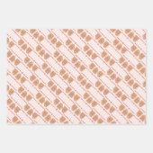 GingerBrood House Mouse & Wreater Waterverf Art Wr Inpakpapier Vel (Voorkant 3)