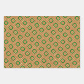 GingerBrood House Mouse & Wreater Waterverf Art Wr Inpakpapier Vel (Voorkant 2)