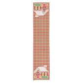 Gingerbrood House op Pset - Table Runner Korte Tafelloper (Voorkant)